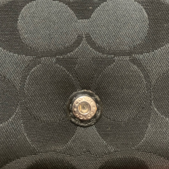 Coach Black and Gray Signature Wallet - Picture 7 of 9
